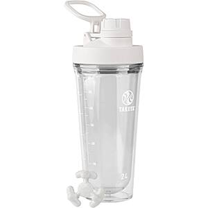 Takeya 24-Oz Tritan Protein Shaker (Cloud White) $12.99 + Free Store Pickup at Best Buy