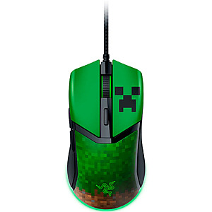 Razer Cobra Wired Lightweight Optical Gaming Mouse w/ Chroma RGB (Minecraft Edition) $29.99 + Free Shipping