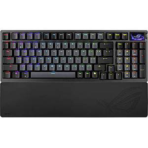 ASUS ROG Azoth 96% Wireless Magnetic Hall Effect RGB Gaming Keyboard w/ Hot-Swappable HFX V2 Switches (Black) $251.99 + Free Store Pickup at Best Buy