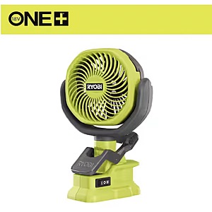 Ryobi ONE+ 18V Cordless 4" Clamp Fan (Tool Only) $19.97 + Free Shipping