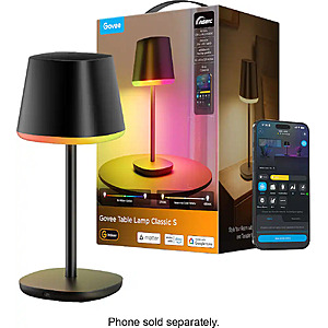 Govee Classic S LED Table Lamp (Black) $55.99 + Free Store Pickup at Best Buy