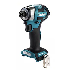 Makita 18V LXT Brushless Cordless 4-Speed Impact Driver (Tool Only) + 60-Piece Makita Drill Bit Set