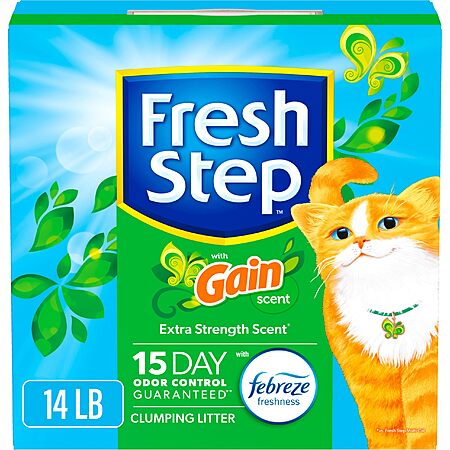14-lbs Fresh Step Clumping Cat Litter with Febreze (Gain Scent) $6.67 w/ S&S + Free Shipping w/ Prime or on $35+