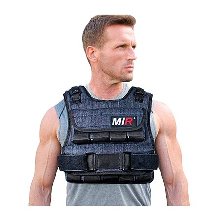 miR Air Flow Excersize Weighted Vest w/ Zipper Option (40lbs, Standard) $83.03 + Free Shipping