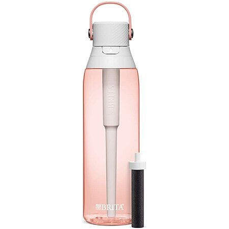 26-Oz Brita Premium Water Bottle w/ Filter, BPA Free (Blush) $11.31 + Free Shipping w/ Prime or on $35+