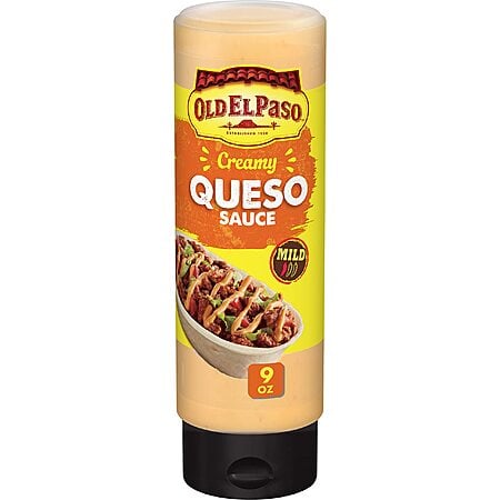 9-Oz Old El Paso Creamy Queso Sauce (Mild) $3.31 w/ S&S + Free Shipping w/ Prime or on $35+