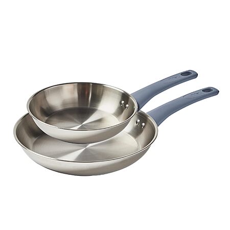 2-Piece 8" & 10.5" T-fal Essentials Stainless Steel Fry Pan Set $33.60 + Free Shipping w/ Prime or on $35+