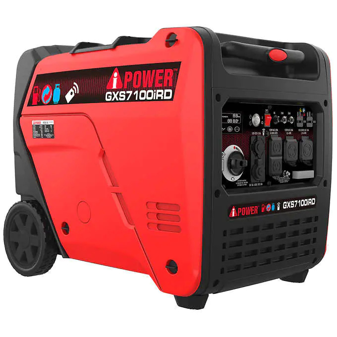 A-iPower GXS7100iRD 7100W Dual Fuel Inverter Generator $999