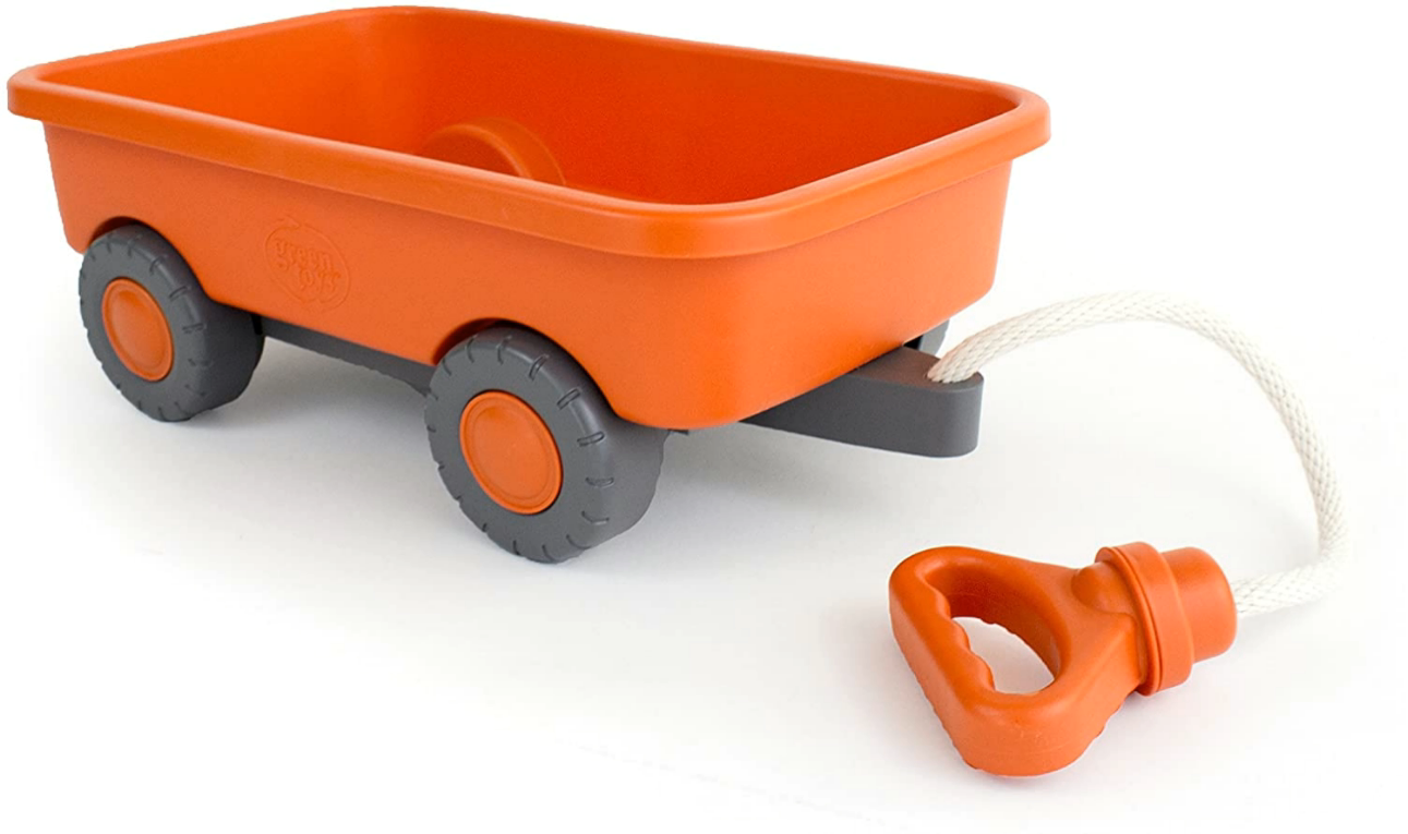 Green Toys Kid's Outdoor Toy Wagon (Orange) $15.99