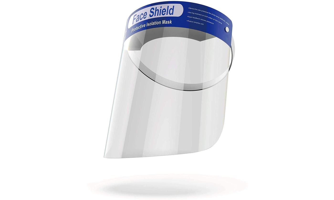 Fluid Resistance Face Shield With Soft Band Pack Of 5 22 99