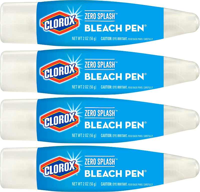 Clorox Zero Splash Bleach Pen, 4 Pens $9.29