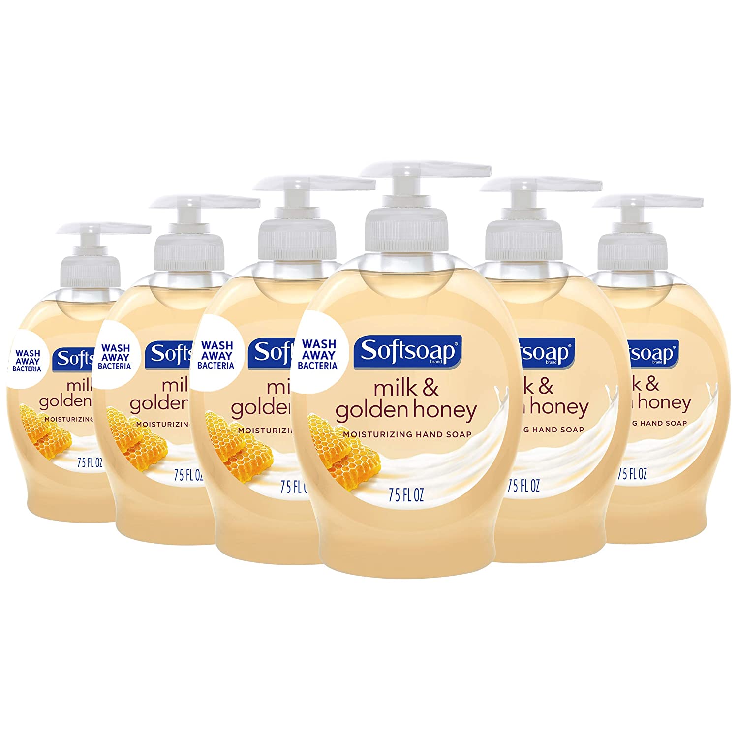 Softsoap Moisturizing Liquid Hand Soap, Milk and Honey - 7.5 Fluid Ounce (6 Pack) S&S $5.59