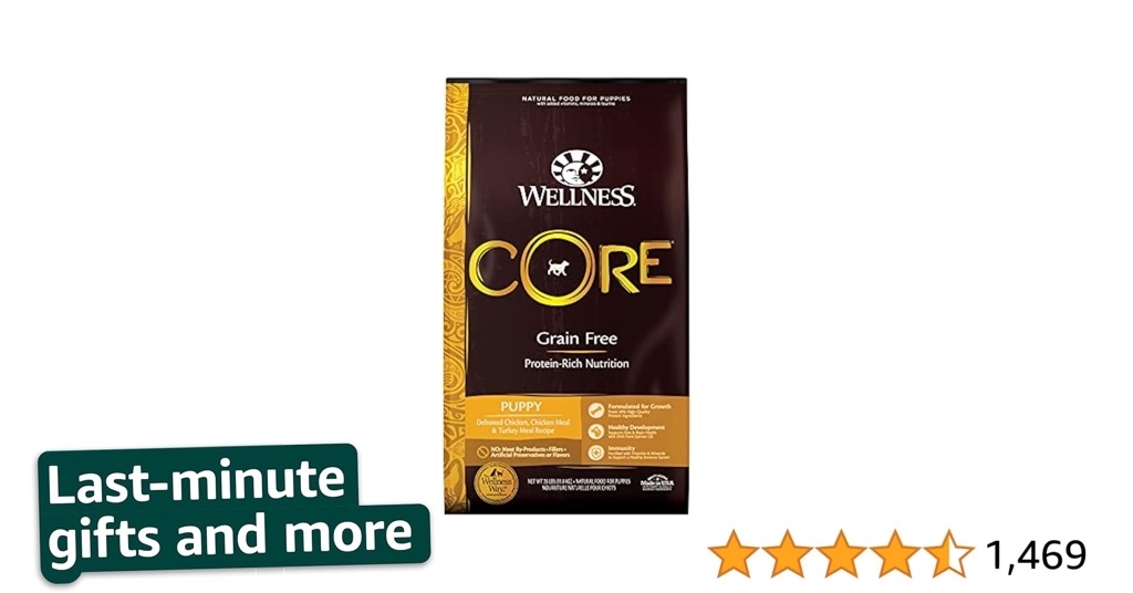 Wellness CORE Natural Grain Free Dry Dog Food, 26-Pound Bag for $28 - $28.15