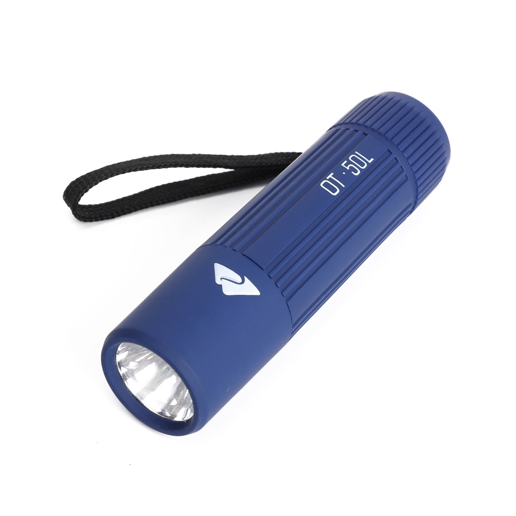 Ozark Trail Single Mini Handheld LED Flashlight, 50 Lumens, 3 AAA Batteries, Blue - $1