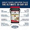 AUGASON FARMS Emergency Food Supply Bucket, 200 Servings, Dehydrated Meal Kit, Variety Pail, Long Shelf Life Just-Add-Water~$78.38 @ Amazon