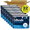 Cottonelle Ultra Clean Toilet Paper with Active CleaningRipples Texture, Strong Bath Tissue, 32 Family Mega Rolls = 176 Regular Rolls (8 Packs of 4)~$22.61 W/Coupon &amp;amp; S&amp;amp;S @ Amazon