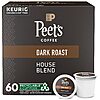 Peet's Coffee, Dark Roast Keurig K-Cup Pods - House Blend 60 Count (6 Boxes of 10 K-Cup Pods)~$23.03 After Coupon &amp;amp; S&amp;amp;S @ Amazon
