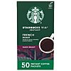 Starbucks VIA Instant Coffee, Dark Roast Coffee, French Roast, 100% Arabica, 1 box (50 packets)~$31.94 With S&amp;amp;S @ Amazon