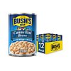 BUSH'S BEST Canned Cannellini Beans 15.5 oz (Pack of 12)
