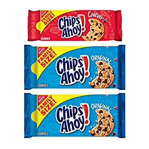 CHIPS AHOY! Original Chocolate Chip Cookies & Chewy Cookies Bundle, Family Size, 3 Packs~$8.66 After Coupon And S&S @ Amazon~Free Prime Shipping!