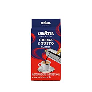 Lavazza Crema E Gusto Ground Coffee Blend, Espresso Dark Roast, 8.8 Oz Bricks (Pack of 4)~$12.98 & More @ Amazon~Free Prime Shipping!