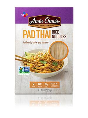 Annie Chun's Brown Rice Noodles, Pad Thai | Vegan, 8-oz (Pack of 6) | Gluten-Free Alternative to Linguine Pasta~$12.79 With S&S @ Amazon~Free Prime Shipping!