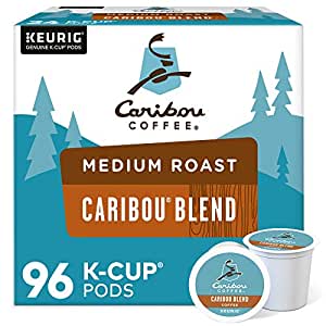 Caribou Coffee Caribou Blend, Single-Serve Keurig K-Cup Pods, Medium Roast Coffee, 24 Count (Pack of 4)~$28.79 @ Amazon~Free Prime Shipping!