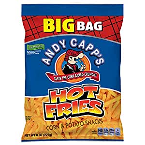 Andy Capp's Big Bag Hot Fries, 8 oz, 8 Pack & More~$10.79 With S&S @ Amazon~Free Prime Shipping!
