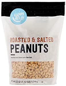 Amazon Brand - Happy Belly Roasted and Salted Peanuts, 44 ounce~$5.32 @ Amazon~Free Prime Shipping!