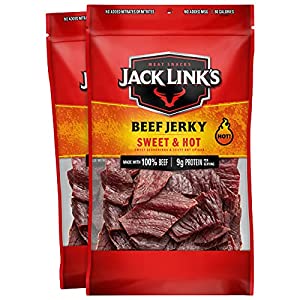 Jack Link’s Beef Jerky, Sweet & Hot, (2) 9 Oz Bags – Great Everyday Snack 9g of Protein & 80 Calories Made W/Premium Beef & More~$13.99 W/Coupon & S&S @ Amazon~Free Prime Shipping!