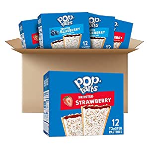 Pop-Tarts, Breakfast Toaster Pastries, Variety Pack, Fun Snacks for Kids (60 Toaster Pastries)~$13.84 @ Amazon~Free Prime Shipping!
