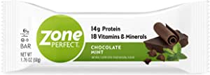 ZonePerfect Protein Bars, 18 vitamins & minerals, 14g protein, Nutritious Snack Bar, Chocolate Mint, 20 Count~$12.97 @ Amazon~Free Prime Shipping!