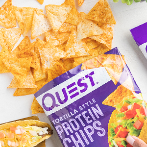 Quest Nutrition Tortilla Style Protein Chips, Loaded Taco, Low Carb, Gluten Free, Baked, 1.1 Ounce (Pack of 12)~$13 @ Amazon~Free Prime Shipping!