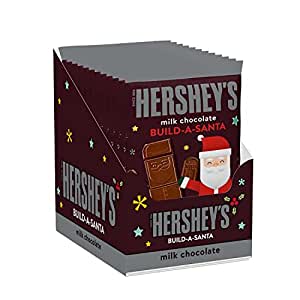 HERSHEY'S Build-A-Santa Milk Chocolate Candy, Holiday, 4 oz, Bar (Pack of 12)~$10.85 @ Amazon~Free Prime Shipping!