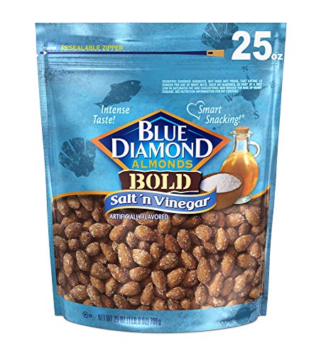 Blue Diamond Almonds Salt N' Vinegar Flavored Snack Nuts, 25 Oz Resealable Bag (Pack of 1)~$7.75 @ Amazon~Free Prime Shipping!