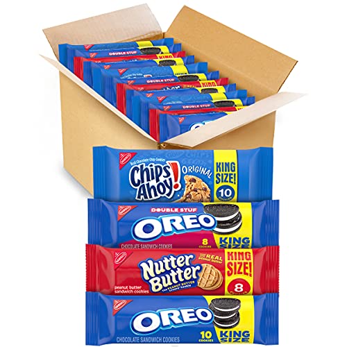 OREO Cookies, CHIPS AHOY! Cookies & Nutter Butter Cookies Variety Pack, 12 King Size Packs~$10.51 @ Amazon~Free Prime Shipping!