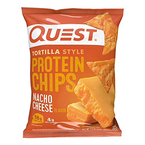Quest Nutrition Tortilla Style Protein Chips, Low Carb, Nacho Cheese 1.1 Ounce (Pack of 12)~$12.03 @ Amazon~Free Prime Shipping!