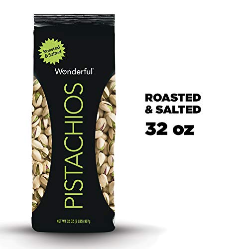 Wonderful Pistachios, Roasted and Salted Nuts, 32 Ounce~$5.08 @ Amazon~Free Prime Shipping!