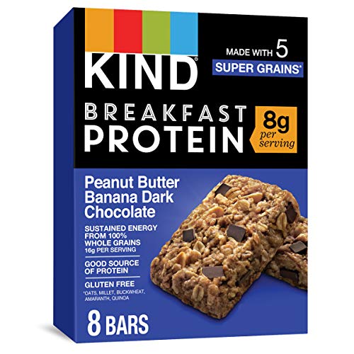 KIND Breakfast Protein, Peanut Butter Banana Dark Chocolate, Gluten Free 1.76oz, 64 Count~$15.29 @ Amazon~Free Prime Shipping!