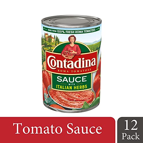 Contadina Tomato Sauce With Italian Herbs, 12 Pack 15 Ounce (Pack of 12)~$8.64 @ Amazon~Free Prime Shipping!