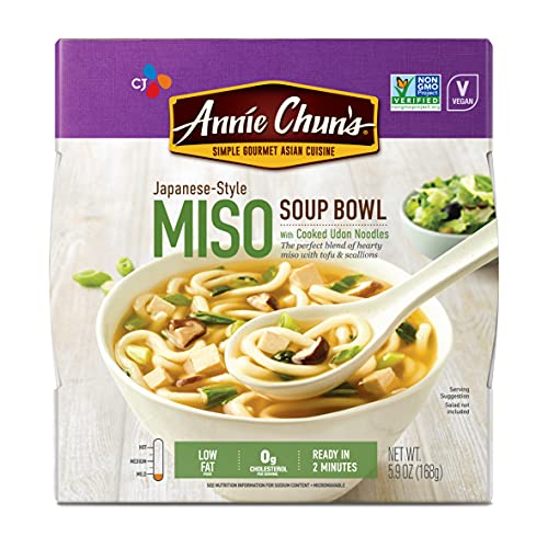 Annie Chun's Soup Bowl, Japanese Style Miso, Non GMO, Vegan, 5.9 Oz (Pack of 6)~$12.53 @ Amazon~Free Prime Shipping!.