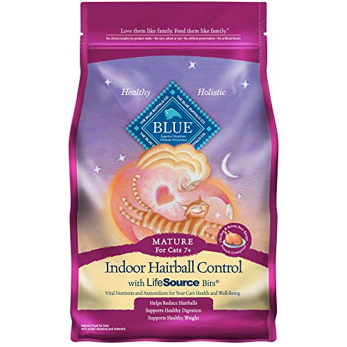 Blue Buffalo Indoor Hairball Natural Mature Dry Cat Food, Chicken & Brown Rice 7-lb~$10.44 With S&S & Checkout Discount @ Amazon~Free Prime Shipping!