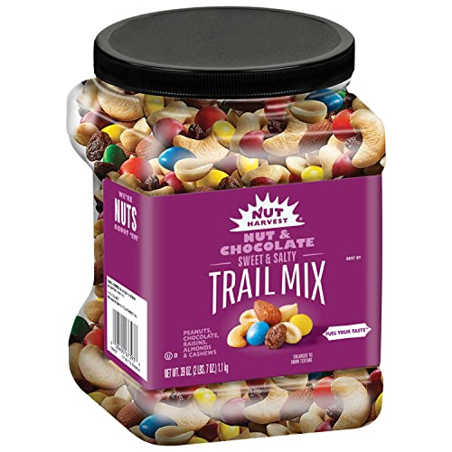 Nut Harvest Nut & Chocolate Mix, 39 Ounce Jar~$12.11 @ Amazon~Free Prime Shipping!