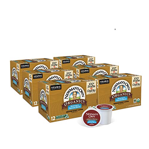 Newman's Own Organics Special Blend, Single-Serve Keurig K-Cup Pods, Medium Roast Coffee, 12 Count (Pack of 6)~$24.26 @ Amazon~Free Prime Shipping!