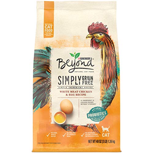 Purina Beyond Grain Free, Natural Dry Cat Food, Grain Free White Meat Chicken & Egg Recipe - (4) 3 lb. Bags~$11.37 @ Amazon~Free Prime Shipping!