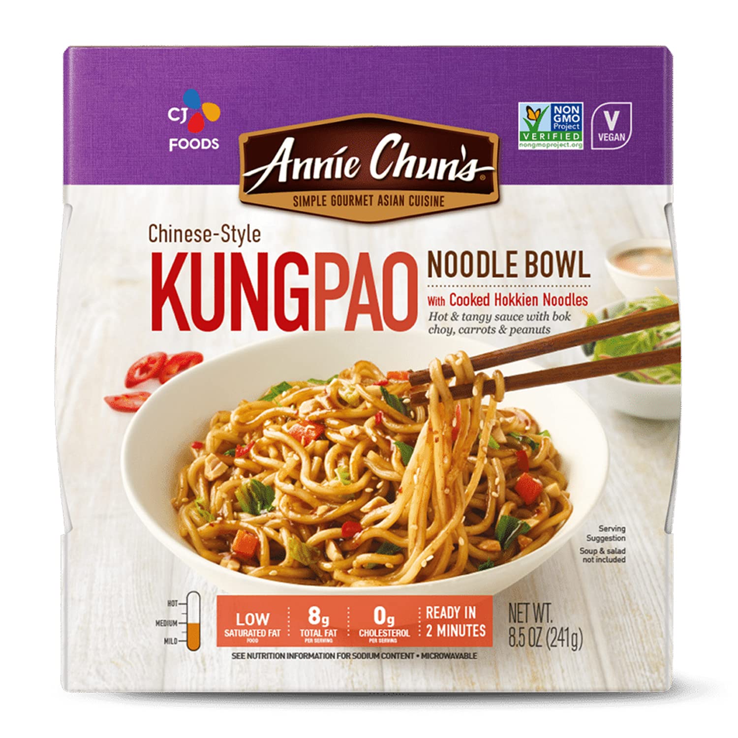 Annie Chun's Noodle Bowl, Chinese-Style Kung Pao, Non GMO, Vegan, 8.5 Oz (Pack of 6)~$13.46 @ Amazon~Free Prime Shipping!