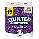 Select Accounts: 18-Count Quilted Northern 3-Ply Ultra Plush Toilet Paper $13.20 w/ Subscribe &amp; Save