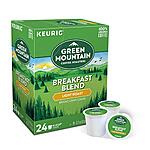 Green Mountain Coffee Roasters Breakfast Blend, Single-Serve Keurig K-Cup Pods, Light Roast Coffee Pods, 72 Count~$24.23 @ Amazon~Free Prime Shipping!