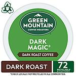 Green Mountain Coffee Roasters Dark Magic Keurig Single-Serve K-Cup Pods, Dark Roast Coffee, 72 Count~$23.14 @ Amazon~Free Prime Shipping!