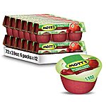 Mott's No Sugar Added Cherry Applesauce, 3.9 Oz Cups, 72 Count (12 Packs Of 6), Good Source Of Vitamin C, No Artificial Flavors~ $22.31 @ Amazon Resale~Free Prime Shipping!